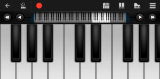 Aplicativo para tocar teclado